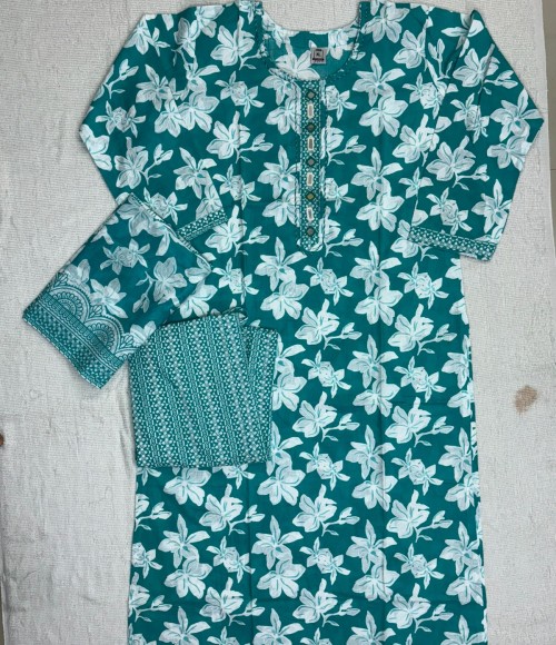 Floral Cotton Kurtis