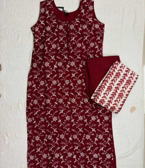 Cotton Silk Blend Kurti